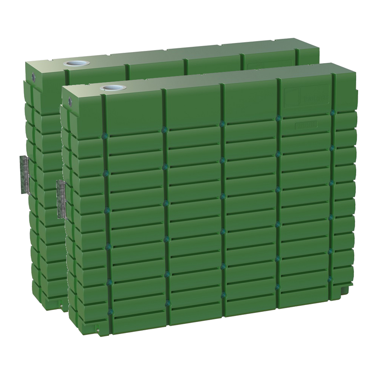 ThinTanks 2x2000 Liter laubgrün ThinTanks 2x2000 Liter laubgrün