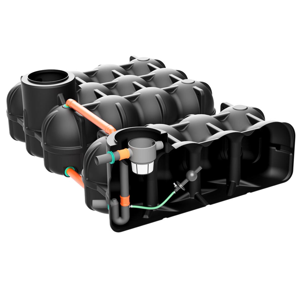 Retentions-Flachtank Pluvo plus 10000 Liter
