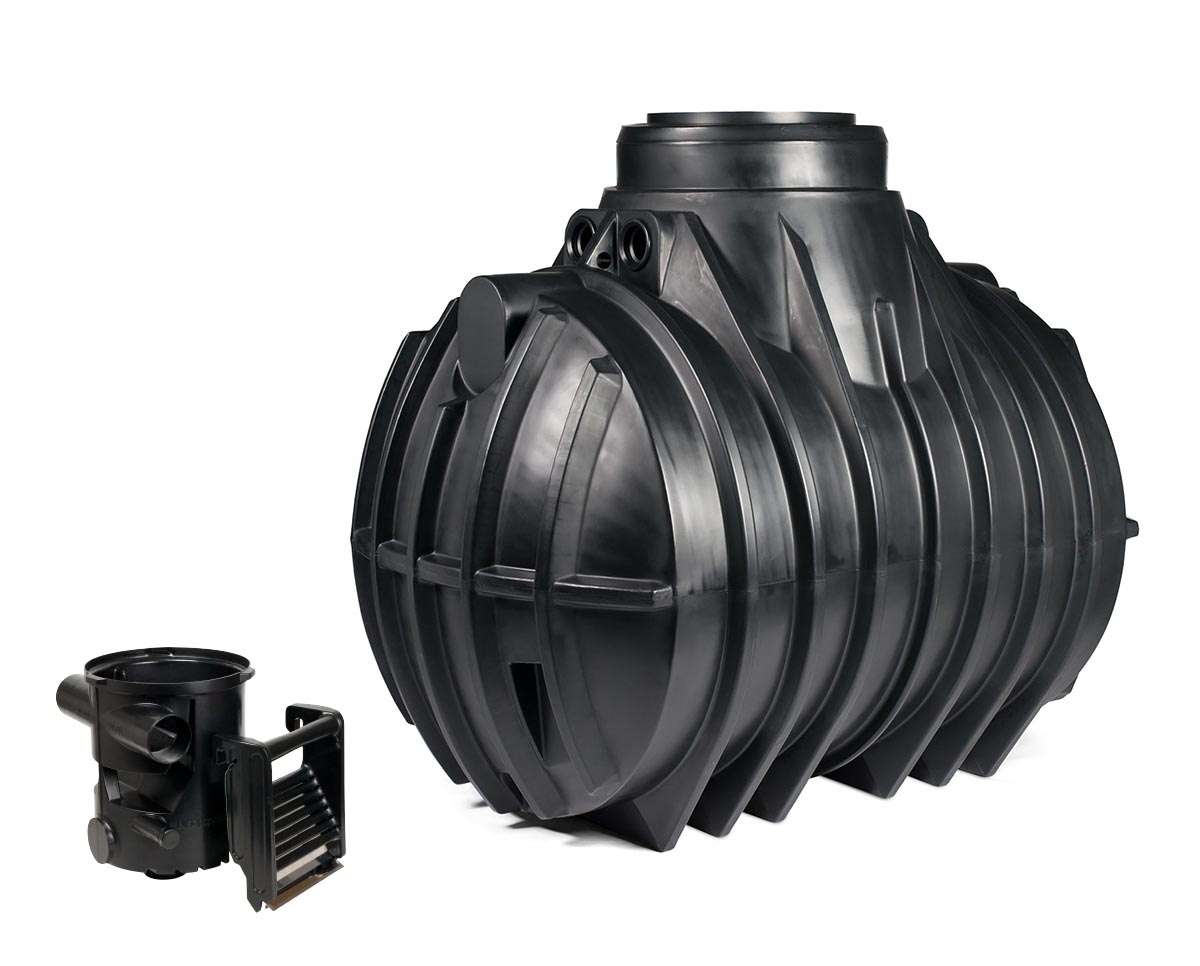 Zisterne Premium 4000 Liter mit Hausfilter Zisterne Premium 4000 Liter mit Hausfilter