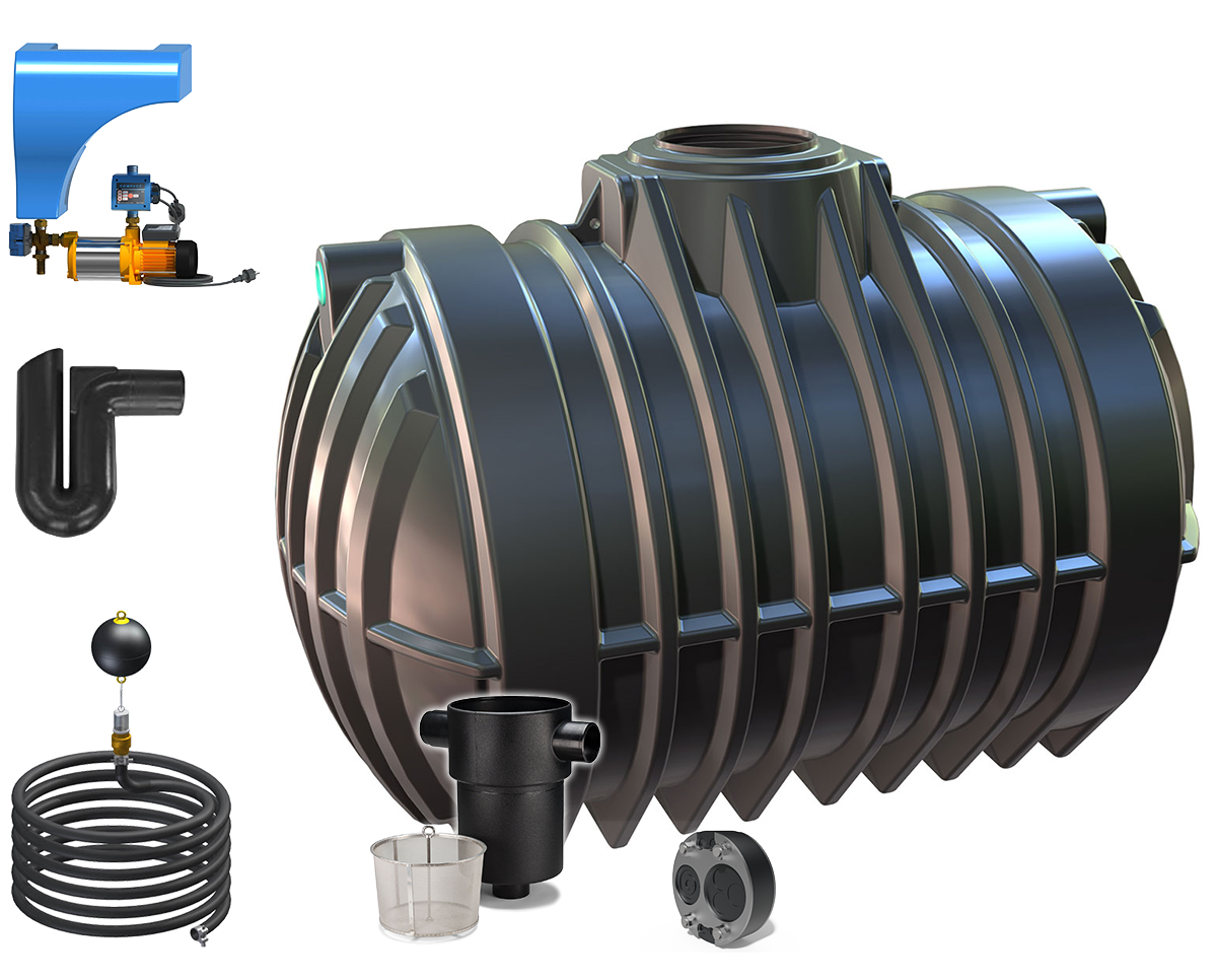 Regenwasseranlage Haus Premium 12500 Liter Regenwasseranlage Haus Premium 12500 Liter