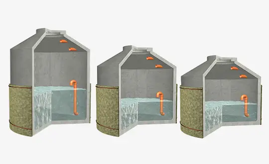 Versickerungszisternen aus Beton Versickerungszisternen aus Beton