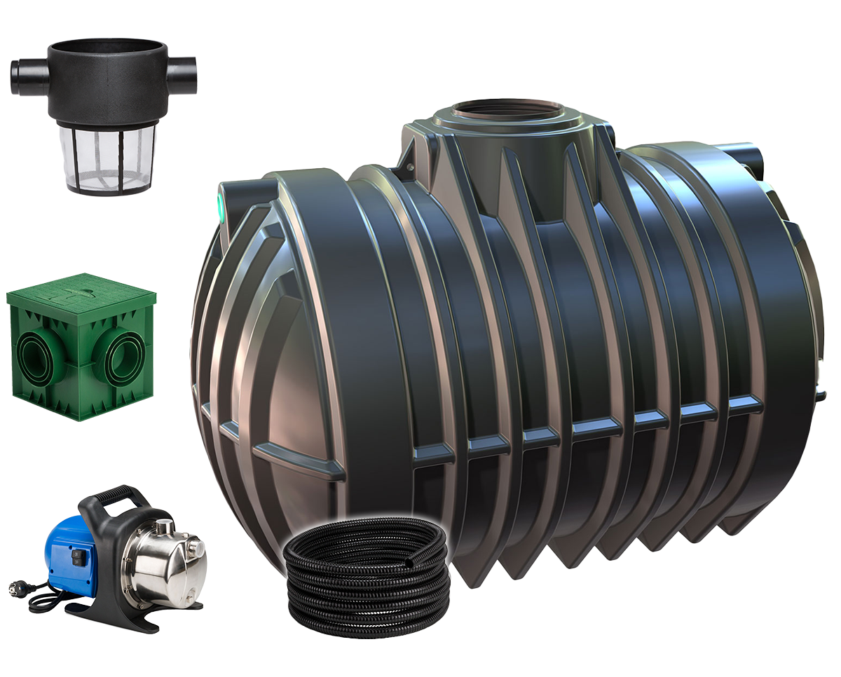 Regenwasseranlage Garten Premium 12500 Liter Regenwasseranlage Garten Premium 12500 Liter